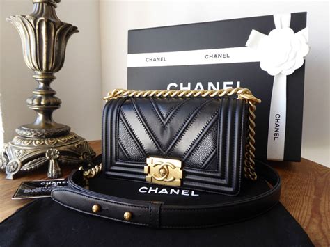 chanel black boy handbag|Chanel small boy handbag.